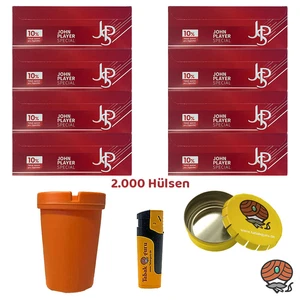 8x JPS/John Player Special Extra Filterhülsen + Autoaschenbecher + Zubehör