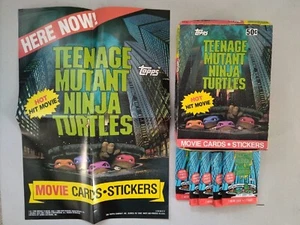 Teenage Mutant Ninja Turtles Topps Trading Cards 1990 Full Box 36 ungeöffnete Packungen - Bild 1 von 8