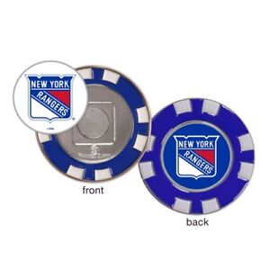 New York Rangers Poker Chip Golf Ball Marker