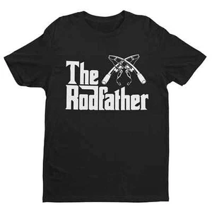 The Rodfather Funny Fishing T Shirt Angling Gift Idea para papá Grandad Fisherman - Imagen 1 de 11