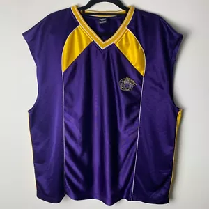 Camiseta deportiva de baloncesto LSU Louisiana State Tigers púrpura talla 2XL para hombre - Imagen 1 de 9
