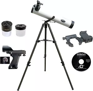 Cassini 800mm x 80mm Reflector Telescope W/Photo/Video Adapter NEW - Picture 1 of 3