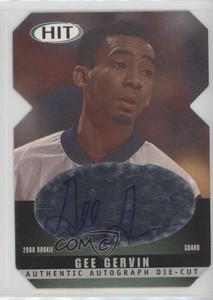 2000 Sage Hit Auto Emerald Die-Cut Gee Gervin #A47 Auto
