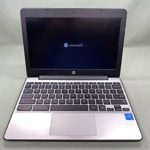 HP Chromebook 11 G5 11.6" Black Laptop | 2GB Ram 16GB SSD Intel Celeron N3060 - Picture 1 of 13