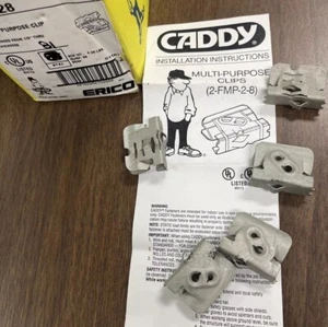 81 Caddy Bridle Ring,Steel 2FMP28 Multi-Purpose Clip Flanges 1/8-1/2 Thick - Picture 1 of 8