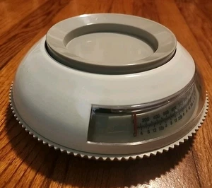 Vintage goldfarben Sammlerstück runde Küchen-Lebensmittelwaage 7 Pfund 3 kg B03655 - Bild 1 von 4