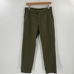 Loro Piana Men Size IT 46 Green Slim Fit Stretch Cotton Trousers - Picture 1 of 15