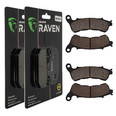 2 Kit plaquettes frein Av Ga et Av Dr Pour Honda XL 700 Transalp  de 2008 à Nc - Photo 1/3