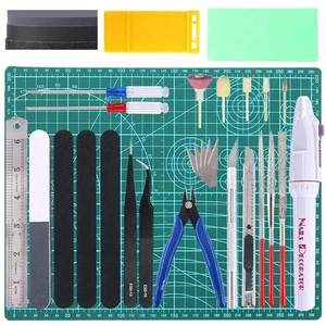 33Pcs Gundam Model Kits Tools Gunpla Tool Kit Gundam Moddeler Tool Set Bandai... - Picture 1 of 7