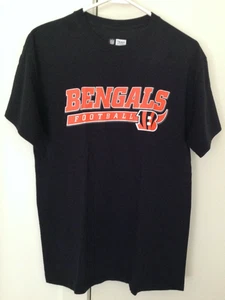 Camiseta Cincinnati Bengals para hombre - Talla M - NFL - Negra con logotipo naranja - Imagen 1 de 4