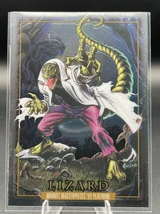 2024 Marvel Masterpieces '92 LIZARD Platinum #41 Spider Man - Bild 1 von 3