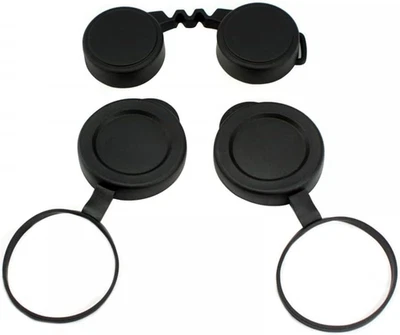10X42 Optics Binocular Caps, Objective Lens Caps Rubber Waterproof Binoculars P - Image 1 of 4