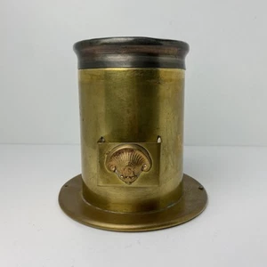 Benedict Karnak Brass 2068 Egyptian Revival Humidor Ashtray Jar Pharaoh Antique - Picture 1 of 17