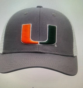 Miami Hurricanes Top of the World Victory Baseline Truckermütze verstellbar - grau - Bild 1 von 3