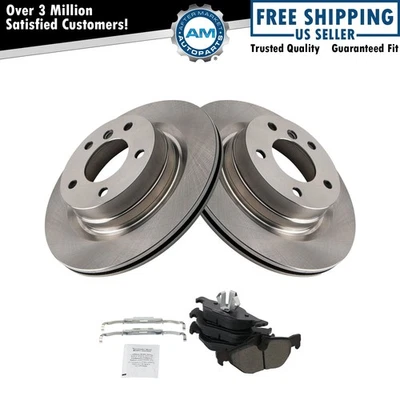 Kit de pastillas de freno trasero y rotor rotor de freno para BMW 328i 2012-2013 Foto 1 de 4