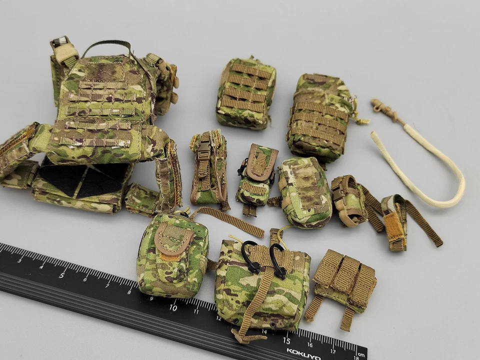 DAMTOYS DAM 78034 1/6 Scale SDU ASSAULT TEAM LEADER Tactical Vest & Pouches - Image 1 of 1