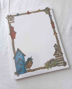 Vogelhaus Notizblock "Sweet Tweet" von Sherri Buck Baldwin Vintage NEU im Paket - Bild 1 von 2