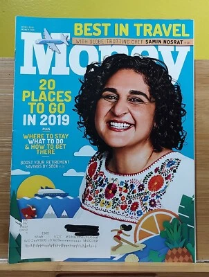 Money Magazine APRIL 2019 Best In Travel w/ Globe-Trotting Chef Samin Nosrat - Image 1 of 4