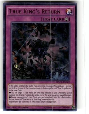 Yugioh True King’s Return MACR-EN069 Ultra Rare 1st Ed NM - Image 1 of 2