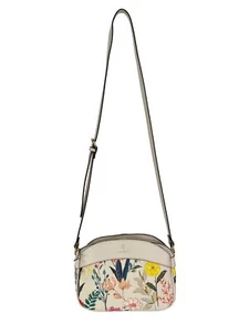 Nanette Lepore Hartley Crossbody Purse Floral Botanical Vegan Leather - Picture 1 of 7