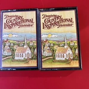Treasury of Country Inspirational Gospel Favorites Cassettes Tape 1 & 2 - Picture 1 of 8