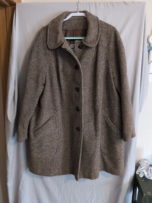 Abrigo de guisante elegante medida pecho 50" moda pingüino dama vintage para mujer... Foto 1 de 4