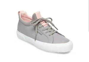 Superga 2880 FGLYCARU LT GREY Leather Sneaker Size EU 39 (Women US 8) - Picture 1 of 4