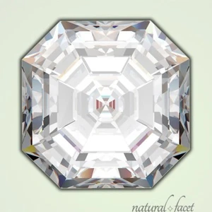 1.83 Carat G/VS2/Ideal Polish Asscher Cut AGI Certified Diamond 6.71x6.64x4.52mm - Picture 1 of 4