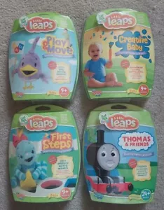 LOT Of 4 NEW Leapfrog Baby Little Leaps! For Baby 9+ Months & Multiple Languages - Picture 1 of 10