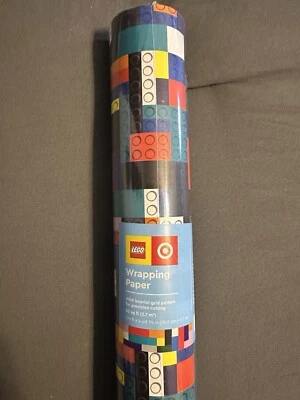 LEGO x Target Wrapping Paper Gift Wrap 30 Sq Ft New in Wrapper - Image 1 of 4