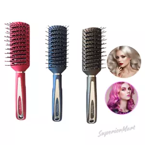 Lüftungshaarbürste für Männer & Frauen Blow Trocknen & Styling Bürste Soft Touch - Bild 1 von 2