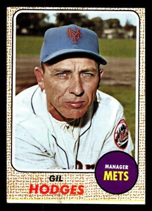 1968 TOPPS #27 GIL HODGES MG EX (MISCUT) - Picture 1 of 2