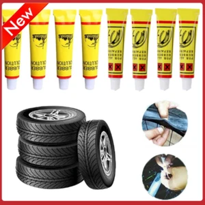 NEUF solution caoutchouc perforation ciment colle réparation vélo pneu vélo trou vélo 6 ml US - Photo 1/16