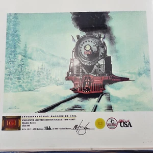 Jodie Boren Certificado de Autenticidad # 466/500 Antiguo 597 Lienzo Firmado Giclee Arte Impresión 13.5x9.5 Raro - Imagen 1 de 12