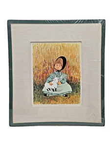 Artist P. Buckley Moss Rare Print Stephanie's Lamb 94/1000 Issued 1990 Vintage - Picture 1 of 5