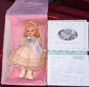 Muñeca victoriana Madame Alexander 8" SWEET SILK #25040 con etiqueta sin usar, en caja - Imagen 1 de 5