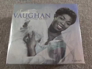 Sarah Vaughn Young Sassy 4 CD Box Set w/ 44 Page Booklet Proper Records NEW - Picture 1 of 4