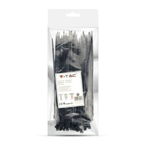 Fascetta per Cavi 3.5*200mm Colore Nero (Confezione 100 pezzi) - V-Tac - Foto 1 di 1