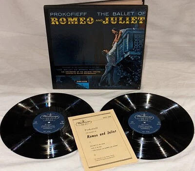 Westminster XWN 2206 Prokofieff ROMEO & JULIET Rohzdestvensky 1956 insert 2X LP - Image 1 of 4