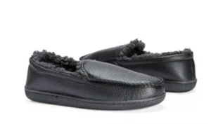 Mens Muk Luk Moccasin Slippers Size Small 8/9 - Picture 1 of 6