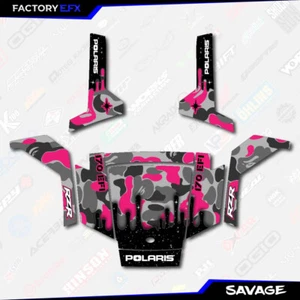 Kit de gráficos camuflaje gris y rosa para Polaris Rzr170 RZR 170 2010-2021 - Imagen 1 de 3
