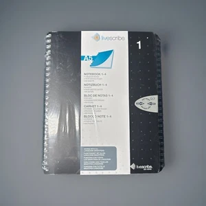 Livescribe A5 Notebooks 1-4 Dot Paper College Ruled Shrink-wrapped Pack - Picture 1 of 4