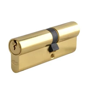 AS10839 - ASEC 5-Pin Euro Doppelzylinder - 100mm 50/50 (45/10/45) KD PB Visi - Bild 1 von 1