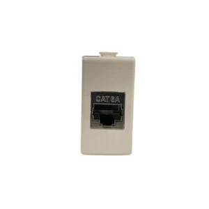 Frutto rj45 FTP cat.6A Prise modulaire 8 broches pour câbles Ethernet compati... - Photo 1/7
