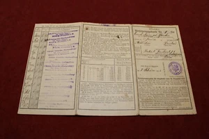 Dokument: Versicherungskarte Berlin 1913 - Bild 1 von 2