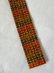 nos vintage ROOSTER 60s square end necktie 1 3/4" cotton - Picture 1 of 4