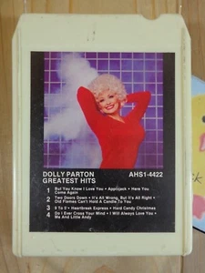 Vintage 8 Track Tape Dolly Parton Greatest Hits 1982 RCA AHS1-4422 Tested - Picture 1 of 1