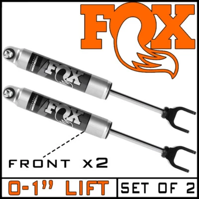 Par de Amortiguadores Delanteros FOX Performance 2.0 11-19 Silverado Sierra 2500 3500 0-1" Elevación Foto 1 de 4