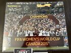 Photo signée 16 pouces x 20 pouces (8 voitures) de la Coupe du Monde Féminine de la FIFA 2015 Tristar authentique