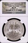 2013-W 5-Star Generals Commemorative Dollar Ngc Ms-70 Early Releases #4-114